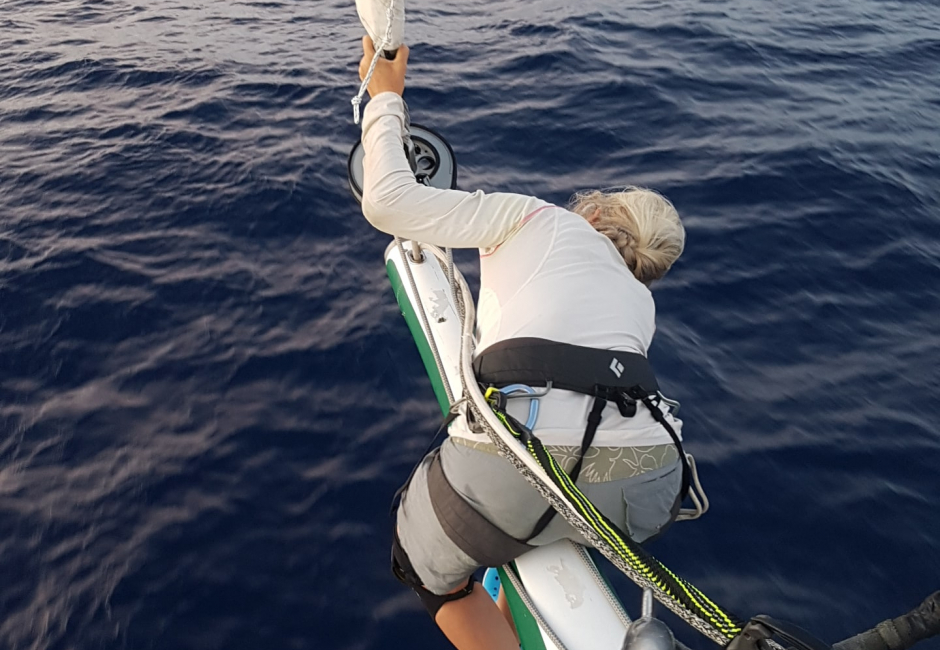 Miranda sur le bateau Campagne de France 